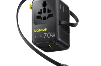 Baseus 접이식 케이블 여행용 충전기