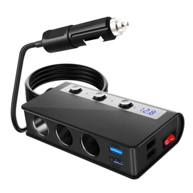 Extractme 차량용 USB + 시가잭 허브 (약 21,065원/ 한국무료배송)