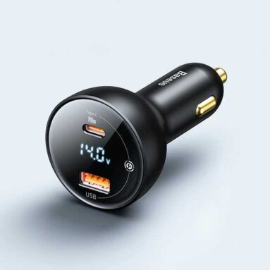 베이스어스 Baseus 140W 듀얼 자동차 충전기 (약 39, 547원)