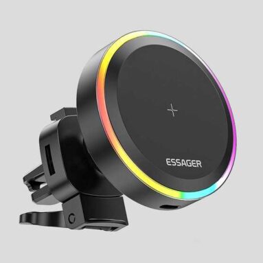 Essager RGB 차량용 무선 충전기 (약 34,798원/ 한국무료배송)