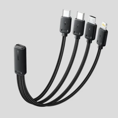 ESSAGER 4 in 1 휴대용 케이블 (약 3,760원/ 한국무료배송)
