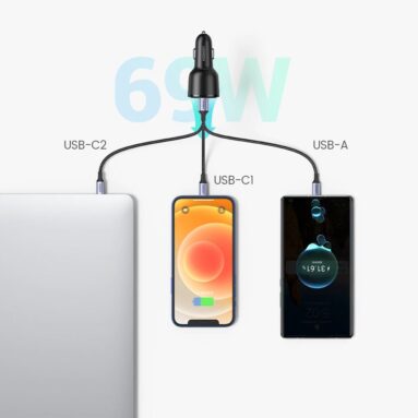 UGREEN 69W 차량용 충전기 (23,707원/ 한국무료배송)