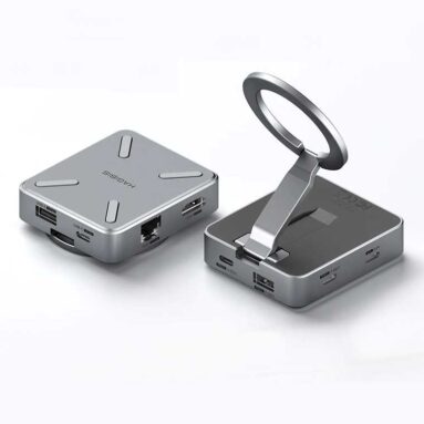 Hagibis 마그네틱 USB C 허브 (약 56,600원/ 한국무료배송)