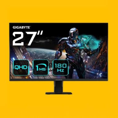 기가바이트 27인치 QHD 게이밍 모니터 (약 231,830원/ 한국무료배송)