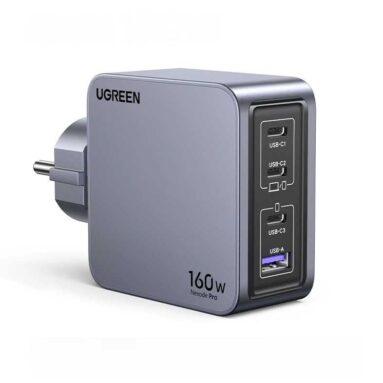 유그린 UGREEN Nexode Pro 160W 초고속 충전기 | 한국 KR 플러그 (약 84,525원/ 한국무료배송)