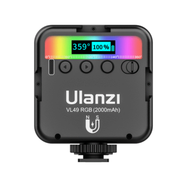 울란지 Ulanzi VL49 미니 조명 (약 23,734원/ 한국무료배송)